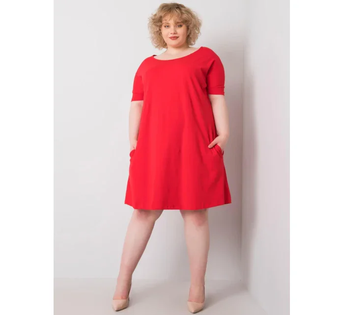 Šaty RV SK 6639.02X červená
