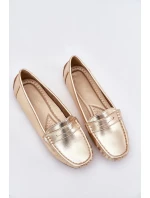 Dámské mokasíny z eko kůže model 21834423 – zlaté - Kesi