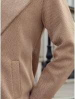 Dámský oversize kabát dlouhý velbloudí Dstreet model 21982230 - FashionStreet