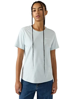 Dámské tričko Champion s krátkým rukávem modré 118408 BS224