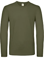 B&C #E150 LSL Tričko s dlouhým rukávem 01.005T urban khaki