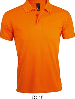 SOL'S Prime Men Pánské piqué polo z těžké bavlny 25.0571 orange