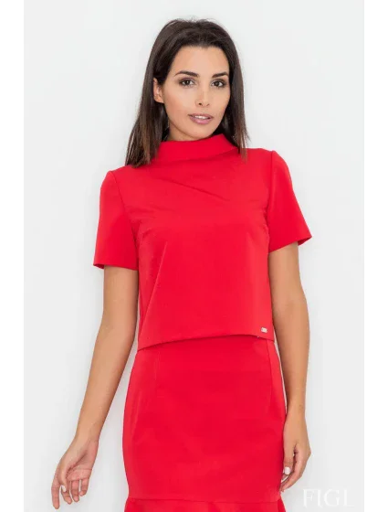Dámská halenka model 18394401 červená - Figl
