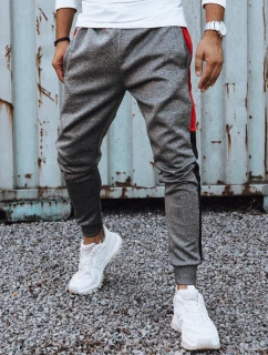 Pánské tmavě šedé tepláky FashionStreet UX4127