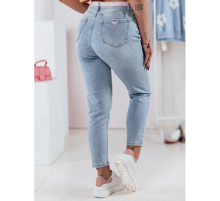 Dámské džínové úzké kalhoty s páskem Dstreet model 21983363 - FashionStreet