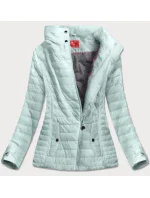 Bunda v barvě s vysokým stojáčkem model 8237779 - LHD