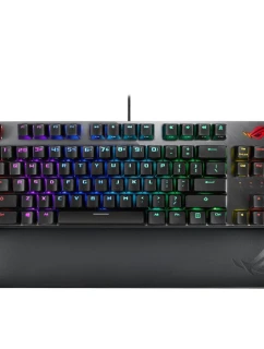 ASUS ROG Strix Scope NX TKL Deluxe Herní klávesnice USB Německá černá, šedá