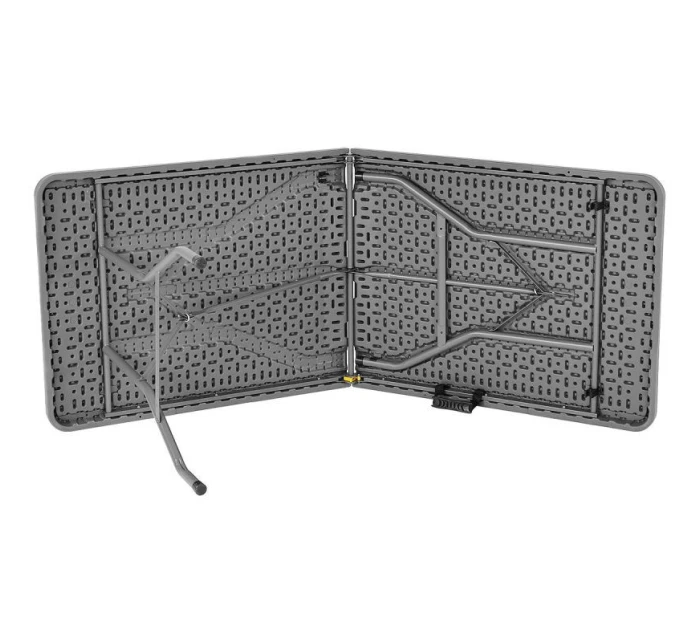 SKLÁDACÍ STOLEK V KABELCE 180x70 cm MAX.100 kg ŠEDÝ