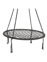 ZAHRADNÍ HOUPACÍ SÍŤ ČAPÍ HNÍZDO 80CM ŠEDÁ