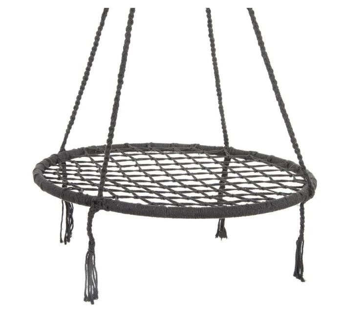 ZAHRADNÍ HOUPACÍ SÍŤ ČAPÍ HNÍZDO 80CM ŠEDÁ