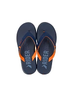 boty pánské sportovní žabky model 22115539 Prime pohodlné žabky navy blue orange - Rider