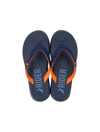 boty pánské sportovní žabky model 22115539 Prime pohodlné žabky navy blue orange - Rider boty pánské sportovní žabky model 22115539 Prime pohodlné žabky navy blue orange - Rider