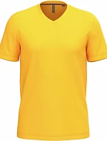 Kariban K 357 Pánské tričko s výstřihem do V 20.K357 yellow