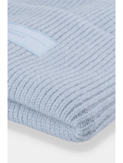 Dámská zimní čepice s logem model 21645333 modrá - 4F