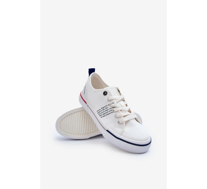 Pánské tenisky Big Star LL174204 Bílé Pánské tenisky Big Star LL174204 Bílé