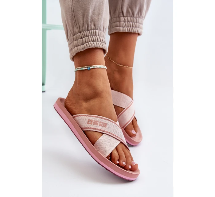 Dámské žabky Big Star NN274A058 Růžové