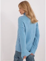 Sweter AT SW  jasny niebieski model 20459093 - FPrice