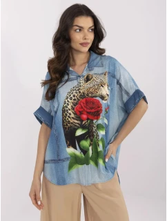 Košile DHJ KS  modrá model 21021870 - FPrice