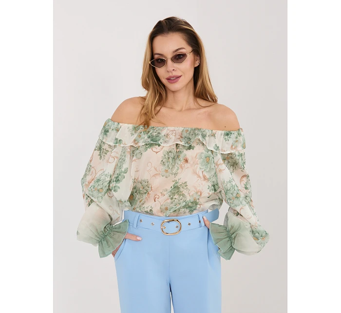 Bluzka IT BZ model 22041027 zielony - FPrice Bluzka IT BZ model 22041027 zielony - FPrice