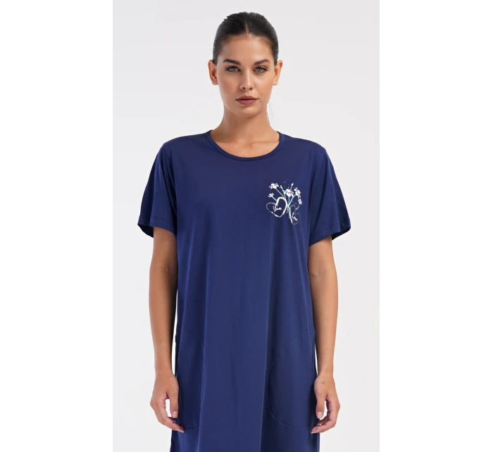 Dámské domácí šaty s krátkým rukávem model 21224664 - Vienetta