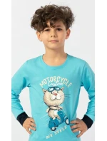 Dětské pyžamo dlouhé Motocycle