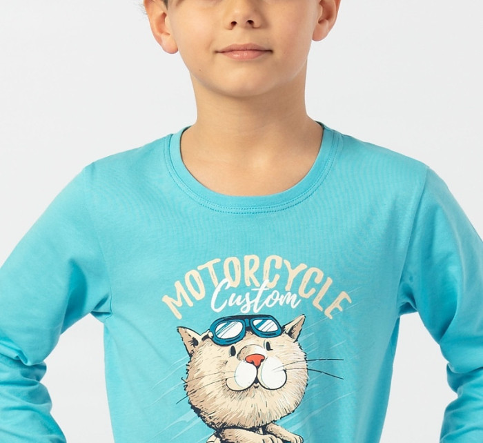 Dětské pyžamo dlouhé Motocycle