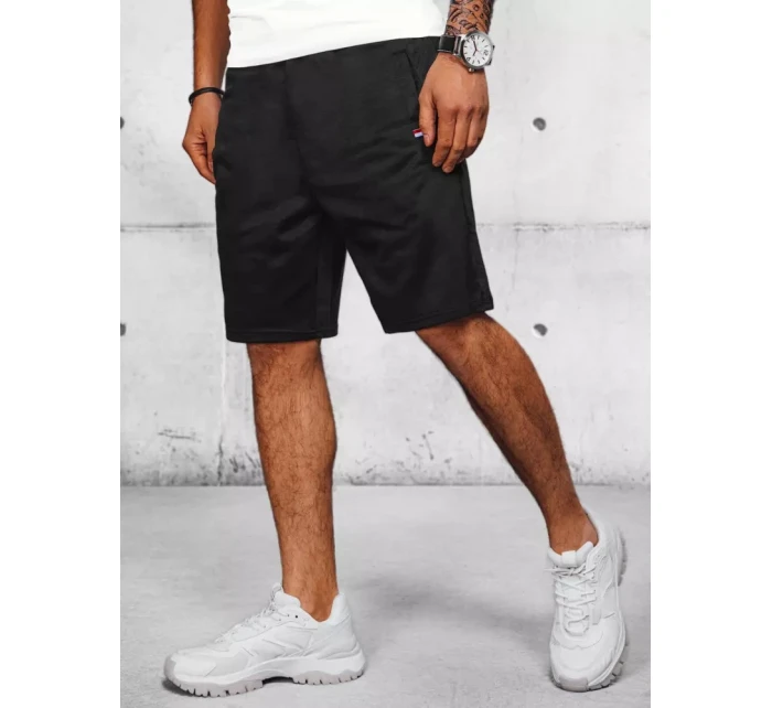 Pánské černé teplákové šortky FashionStreet SX2206