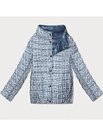 Lehce zateplená oboustranná bunda do boků Goodlookin blue (P21-7213/7212-30S) Lehce zateplená oboustranná bunda do boků Goodlookin blue (P21-7213/7212-30S)