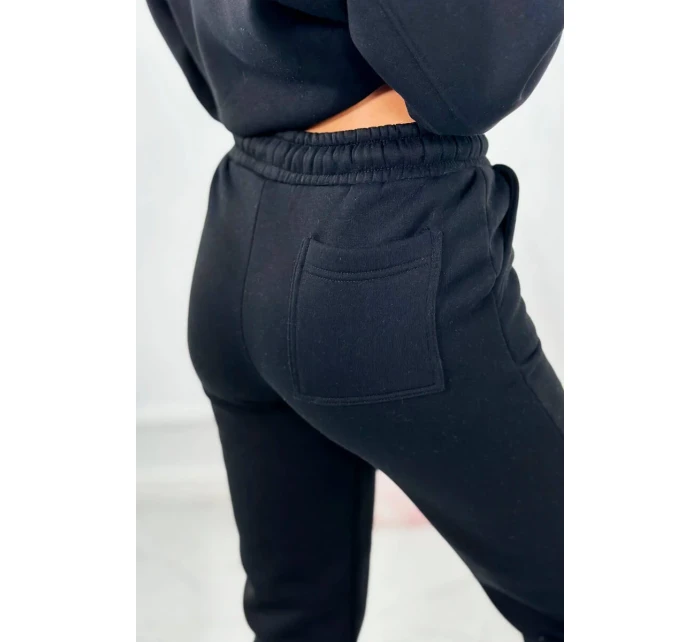 Izolovaná souprava s výšivkou Los Angeles černý Izolovaná souprava s výšivkou Los Angeles černý