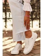 Klasické Dámské Tenisky Big Star NN274285 Bílé Klasické Dámské Tenisky Big Star NN274285 Bílé