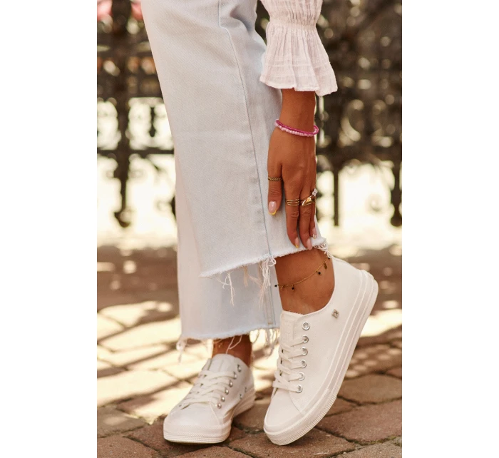 Klasické Dámské Tenisky Big Star NN274285 Bílé Klasické Dámské Tenisky Big Star NN274285 Bílé