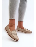 Dámské mokasíny z eko kůže Golden model 20451638 - Kesi