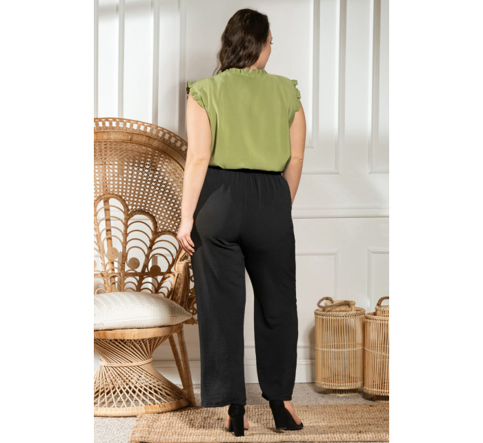 Dámské kalhoty Plus size model 18335954 - Karko