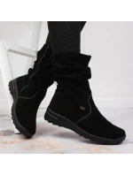 W zateplené kožené boty model 20469716 - Rieker