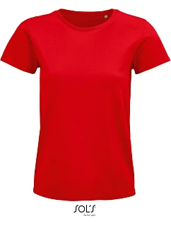 SOL'S Pioneer Women Dámské tričko z bio bavlny 25.3579 red