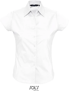 SOL'S Elastická halenka s krátkým rukávem white model 22519389