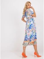 Šaty DHJ SK 15967 1.01P bílá a modrá