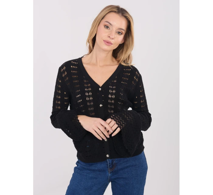 Sweter PM SW model 21821346 czarny - FPrice Sweter PM SW model 21821346 czarny - FPrice