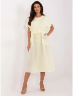 Sukienka TW SK BI 6 model 21204705 jasny żółty - FPrice
