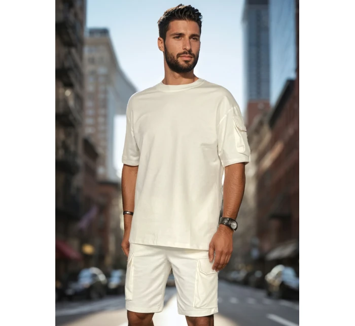 Pánská základní bílá souprava Dstreet model 21988629 - FashionStreet