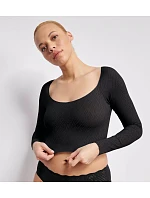 SLOGGI ZERO FEEL BLISS – krajkový crop top s dlouhým rukávem, pocit druhé kůže Sloggi SLOGGI ZERO FEEL BLISS – krajkový crop top s dlouhým rukávem, pocit druhé kůže Sloggi