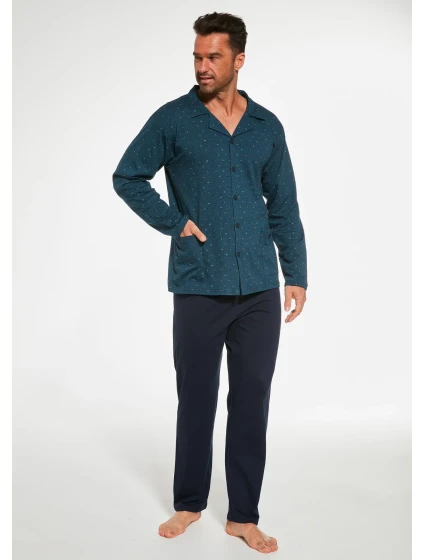 Cornette pyžamo 114/64 délka/r S-2XL pánské oblečení na zip