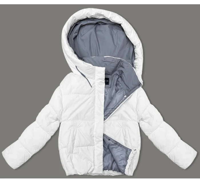 Bílá dámská sportovní bunda model 21246351 - Miss TiTi