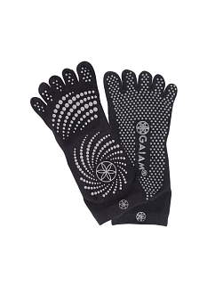 Protiskluzové ponožky, černé, velikost M/L, 52204