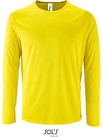 SOL'S Sporty LSL Men Pánské sportovní tričko s dlouhým rukávem 25.2071 neon yellow SOL'S Sporty LSL Men Pánské sportovní tričko s dlouhým rukávem 25.2071 neon yellow