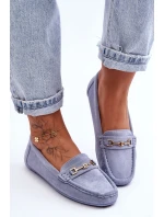 Dámské klasické semišové mokasíny modré model 21625458 - Boto Dámské klasické semišové mokasíny modré model 21625458 - Boto