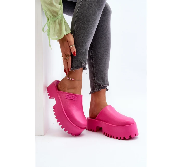 Dámské Žabky Na Masivní Podrážce Big Star model 21649432 - Big Star Shoes Dámské Žabky Na Masivní Podrážce Big Star model 21649432 - Big Star Shoes