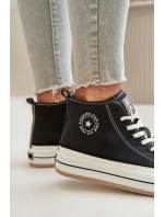 Zateplené Dámské Tenisky Na Platformě Eko Kůže Big Star model 21669602 Černé - Big Star Shoes