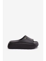 Dámské Pěnové Pantofle Na Platformě Big Star model 21686458 Černé - Big Star Shoes Dámské Pěnové Pantofle Na Platformě Big Star model 21686458 Černé - Big Star Shoes