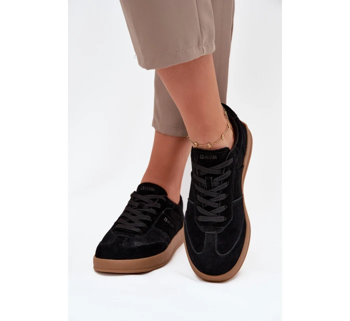 Dámské semišové tenisky Big Star HI-POLY SYSTEM – černé Dámské semišové tenisky Big Star HI-POLY SYSTEM – černé